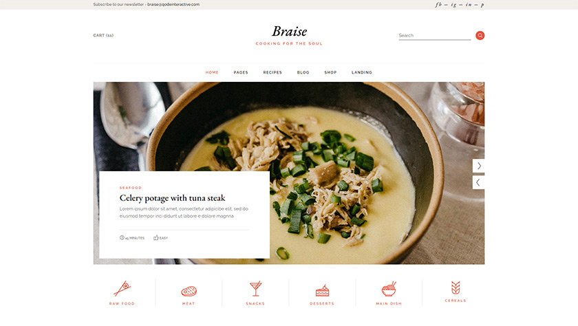 Braise - Recipe & Food Blog