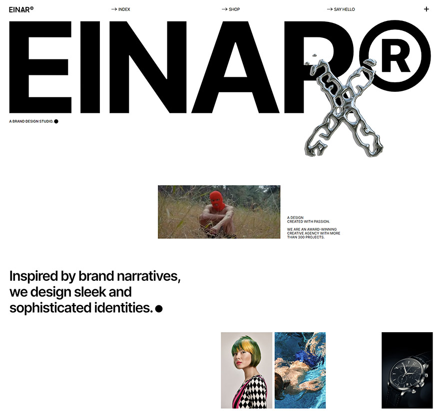 Einar - Design Agency WordPress Theme