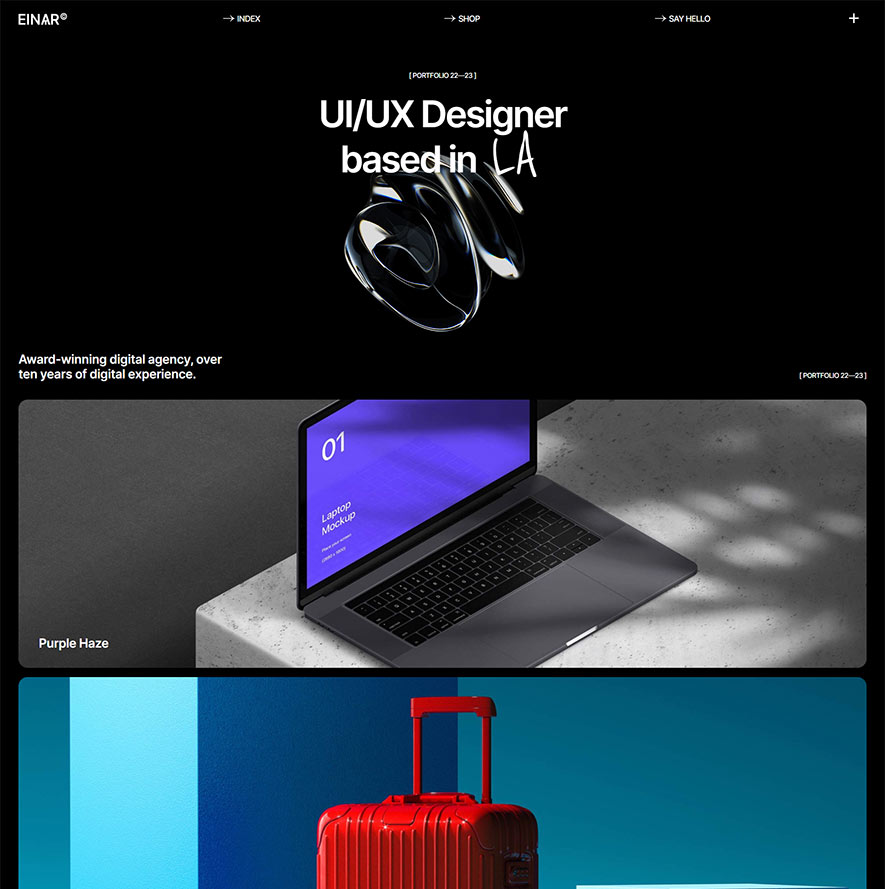 Einar - Design Agency WordPress Theme