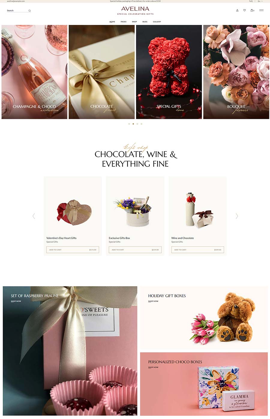 Avelina - Chocolate and Cake Shop Theme