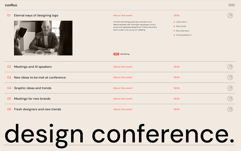 Conflux - Conference and Event Theme