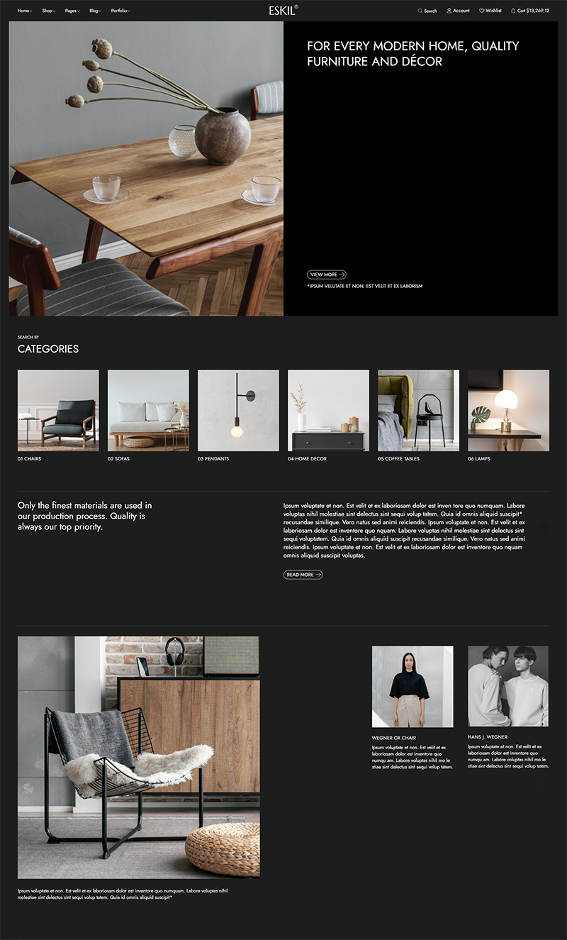 Eskil - Furniture Store Theme