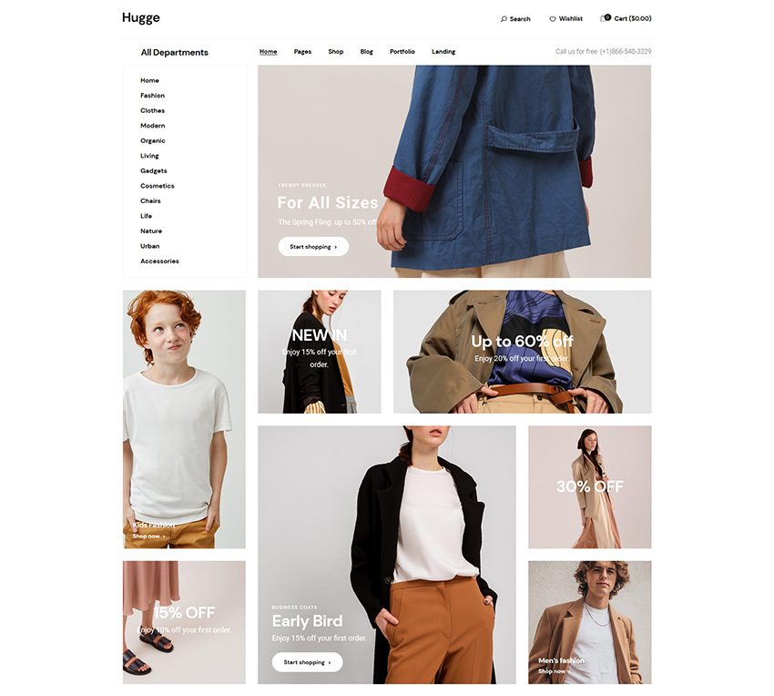 Hugge - Elementor WooCommerce Theme