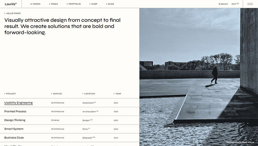 Laurits - Portfolio and Agency Theme