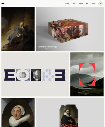 Donde - Artist Portfolio Theme