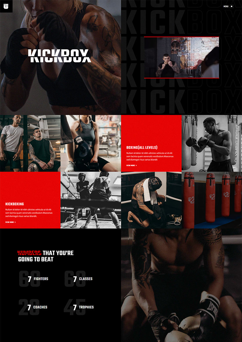 Knockout - Boxing & Martial Arts Theme