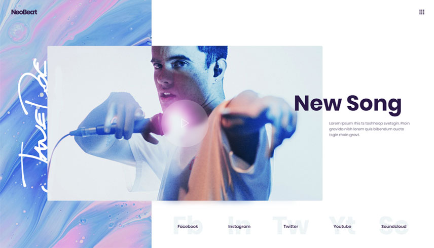 NeoBeat - Music WordPress Theme