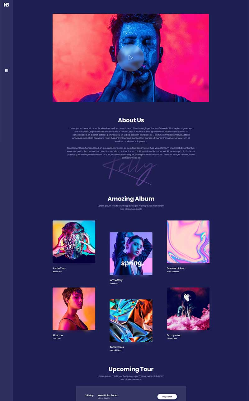 NeoBeat - Music WordPress Theme