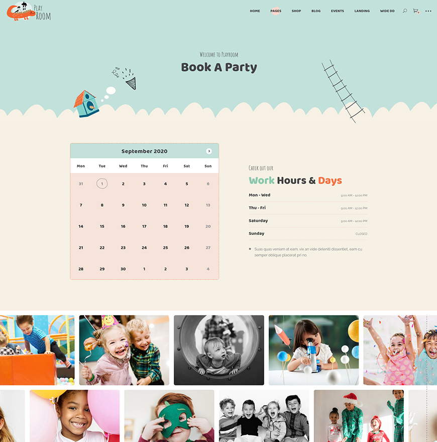 Playroom - Kids & Kindergarten Theme