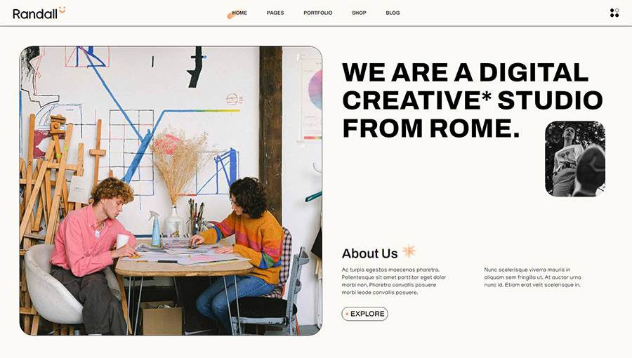 Randall - Creative Agency Theme