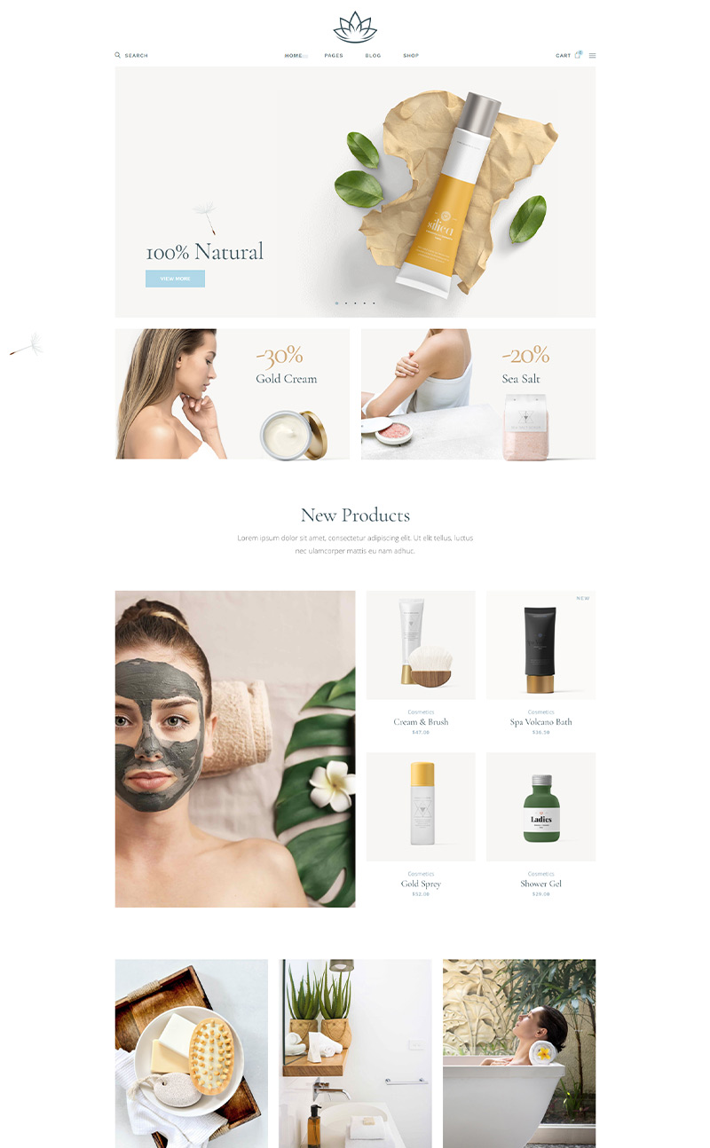 Reina - Spa and Wellness Theme