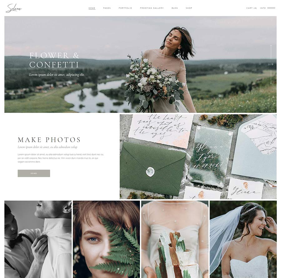 Solene - Wedding Photography Theme