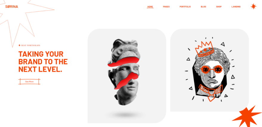 Sørina - Creative Portfolio Theme