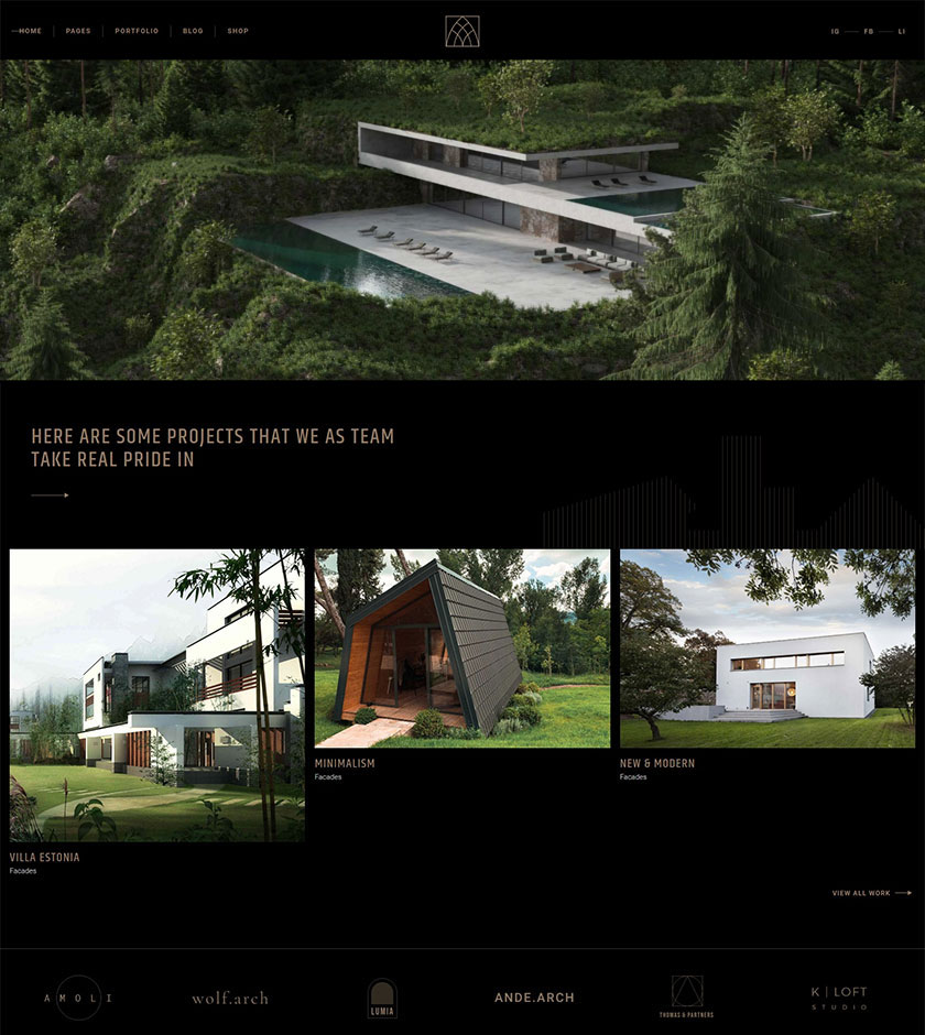 Tadao - Architecture and Interior Design Theme