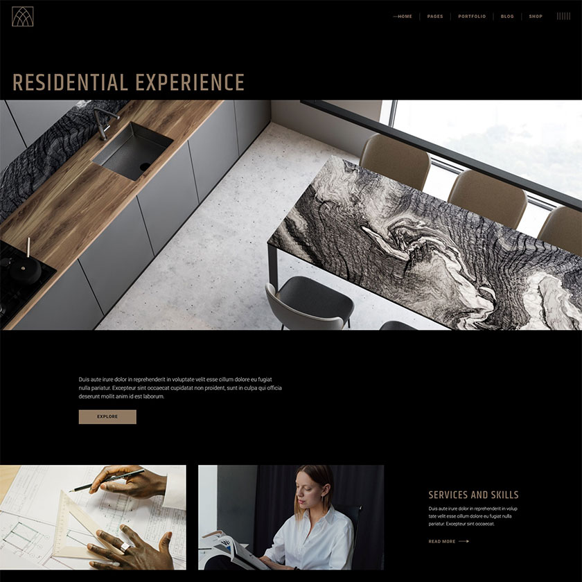 Tadao - Architecture and Interior Design Theme