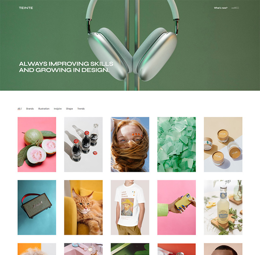 Teinte - Creative Portfolio Theme