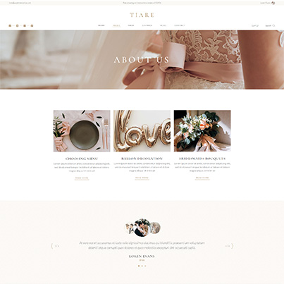 Tiare - Wedding Vendor Directory Theme