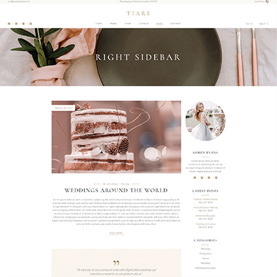 Tiare - Wedding Vendor Directory Theme