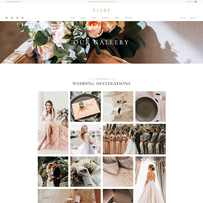 Tiare - Wedding Vendor Directory Theme