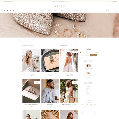 Tiare - Wedding Vendor Directory Theme