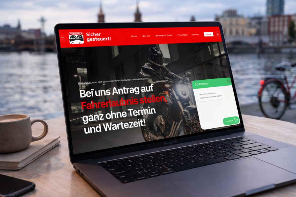 Chocolate Umbrellas Website Design, Berlin